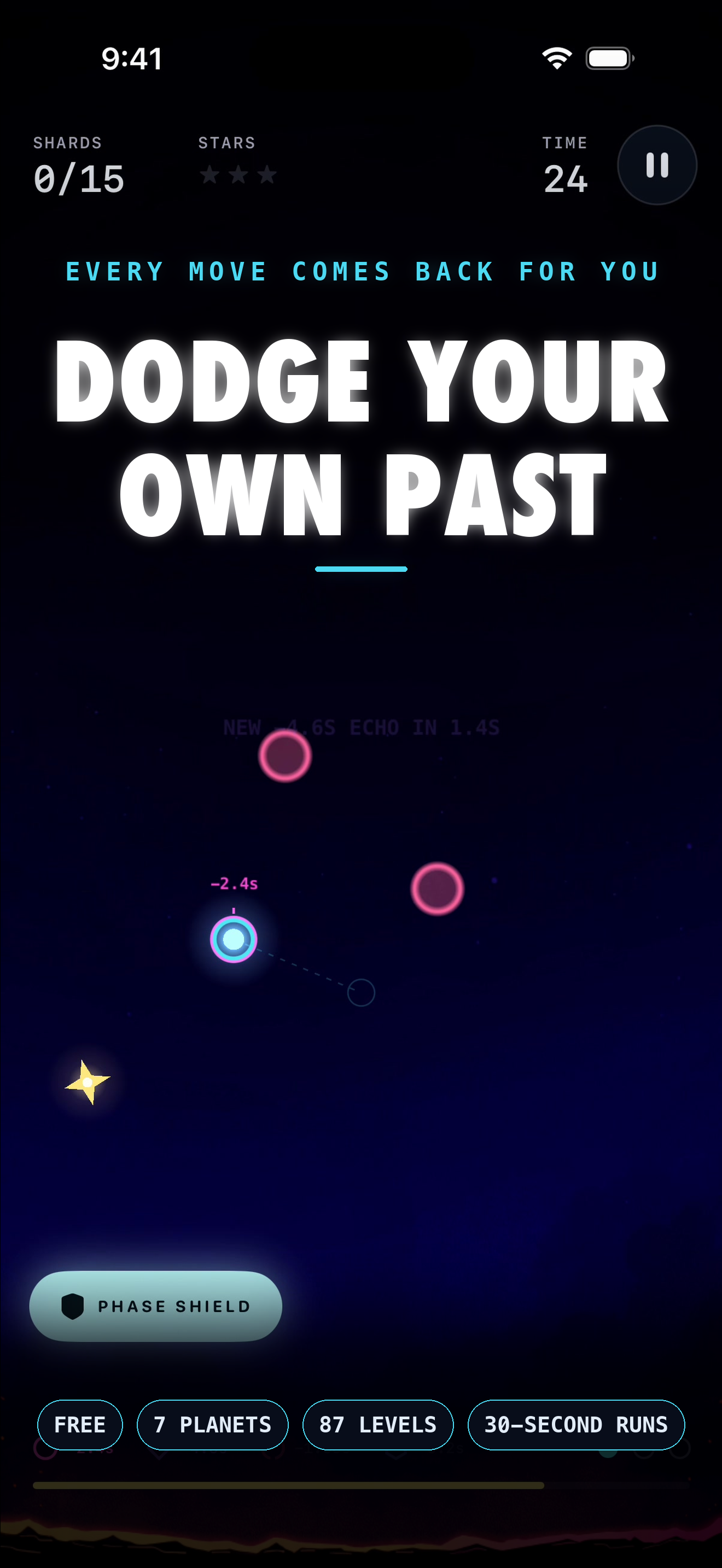 Echo Dodge hero screenshot
